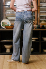 Load image into Gallery viewer, Glam track denim silver