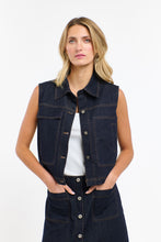 Load image into Gallery viewer, Pocket rocket denim vest