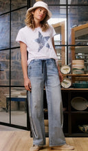 Load image into Gallery viewer, Glam track denim navy