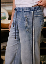 Load image into Gallery viewer, Glam track denim navy