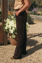 Load image into Gallery viewer, Liza Sequin Velvet Pant