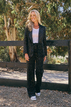 Load image into Gallery viewer, Liza Sequin Velvet Blazer