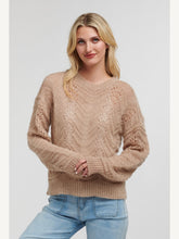 Load image into Gallery viewer, Pointelle mohair knit
