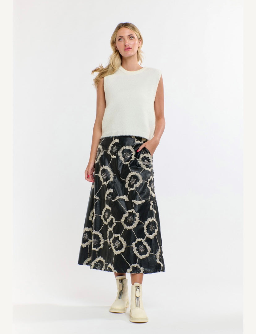 Florence pu skirt