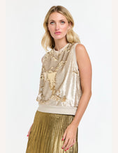 Load image into Gallery viewer, Sequin gold tank
