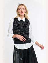 Load image into Gallery viewer, Sequin black tank

