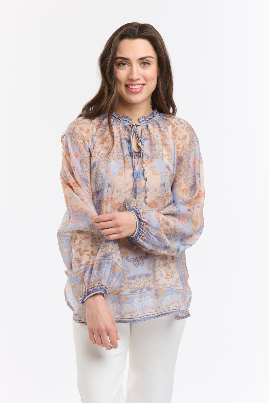 Emily ruffle collar shirt