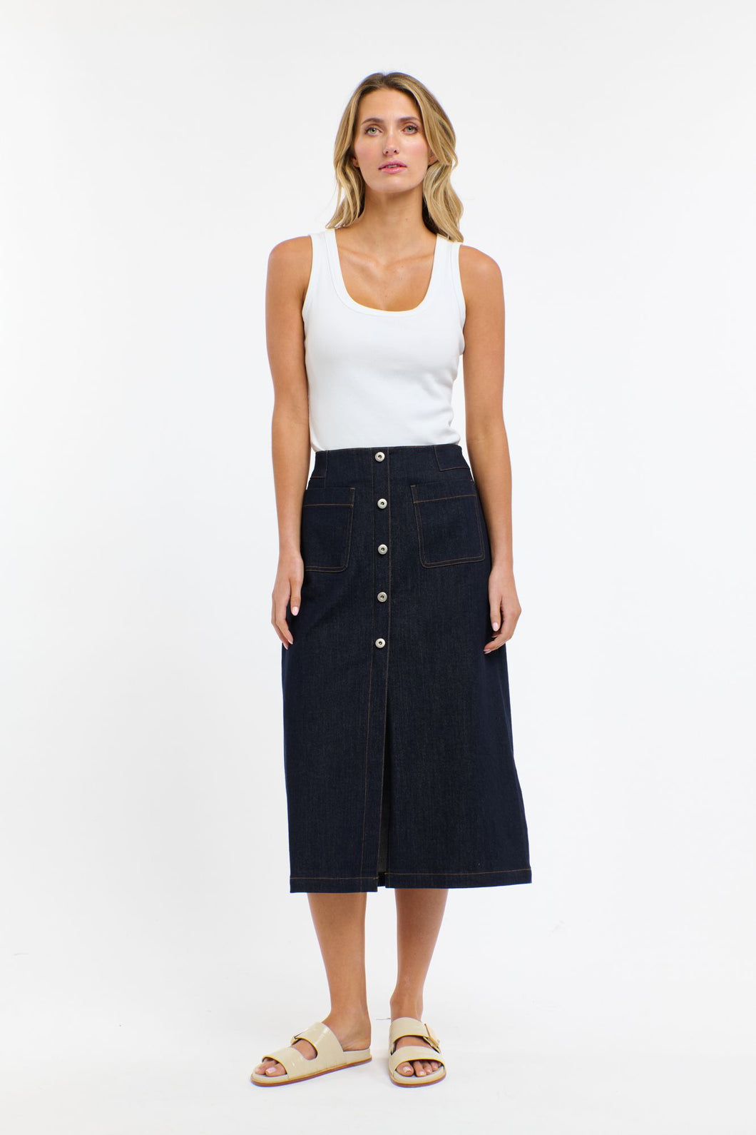 Carrie denim skirt