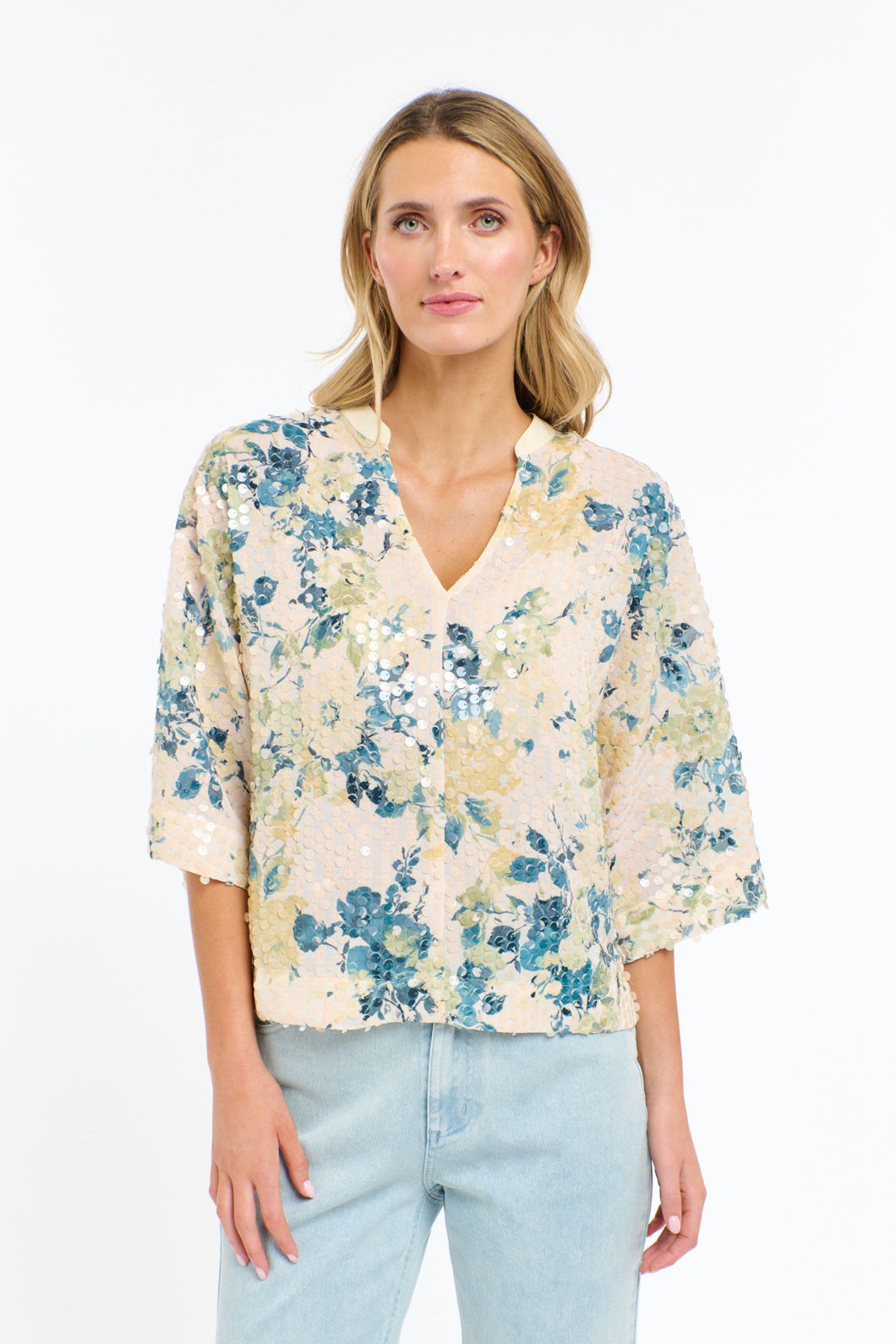 Geisha Sequin Top