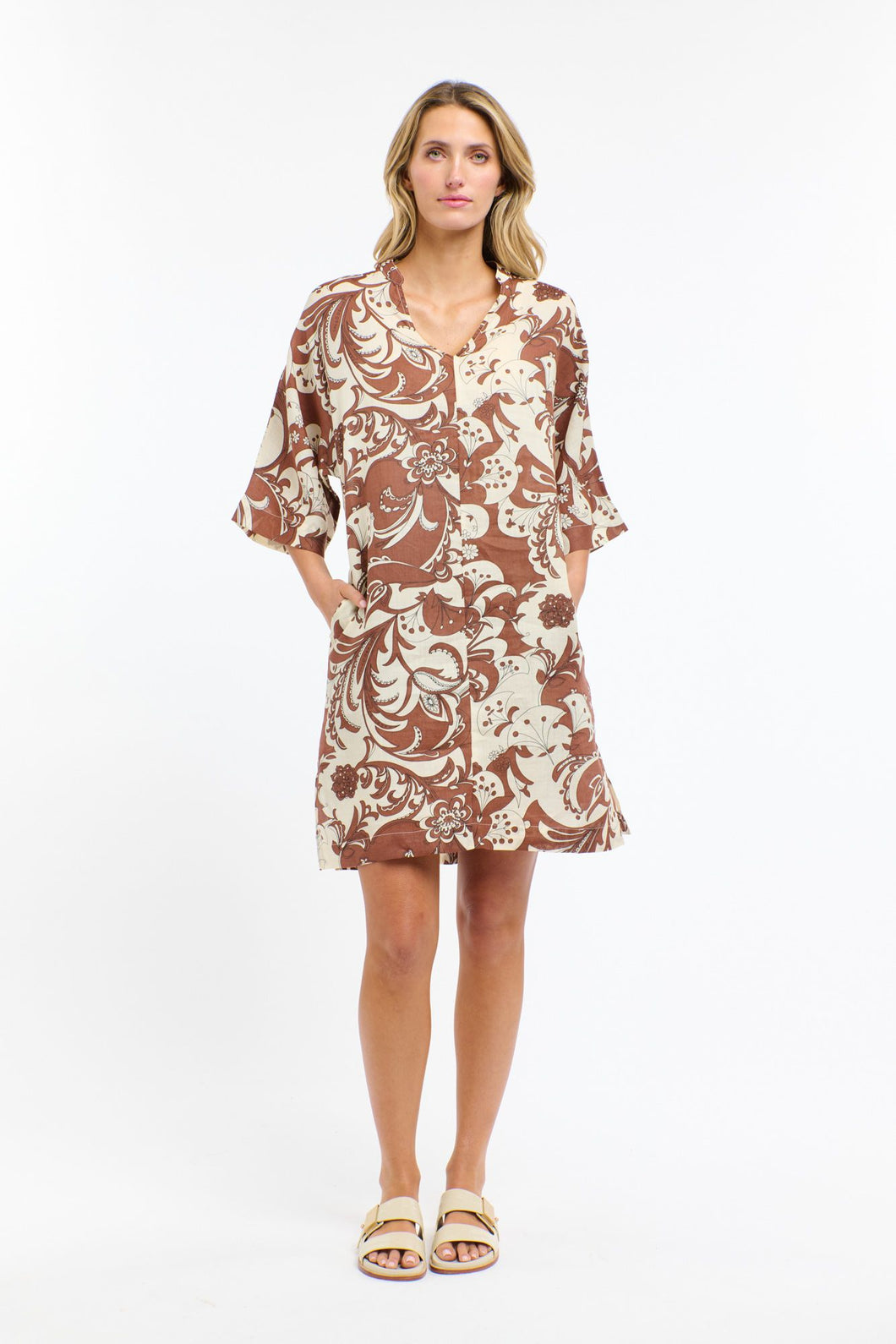 Belinda print dress