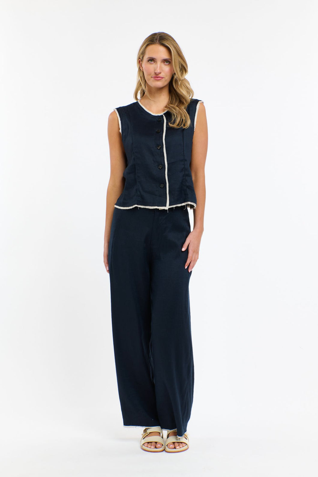 Maison Pant Navy