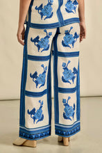 Load image into Gallery viewer, Gesture pant azure collage

