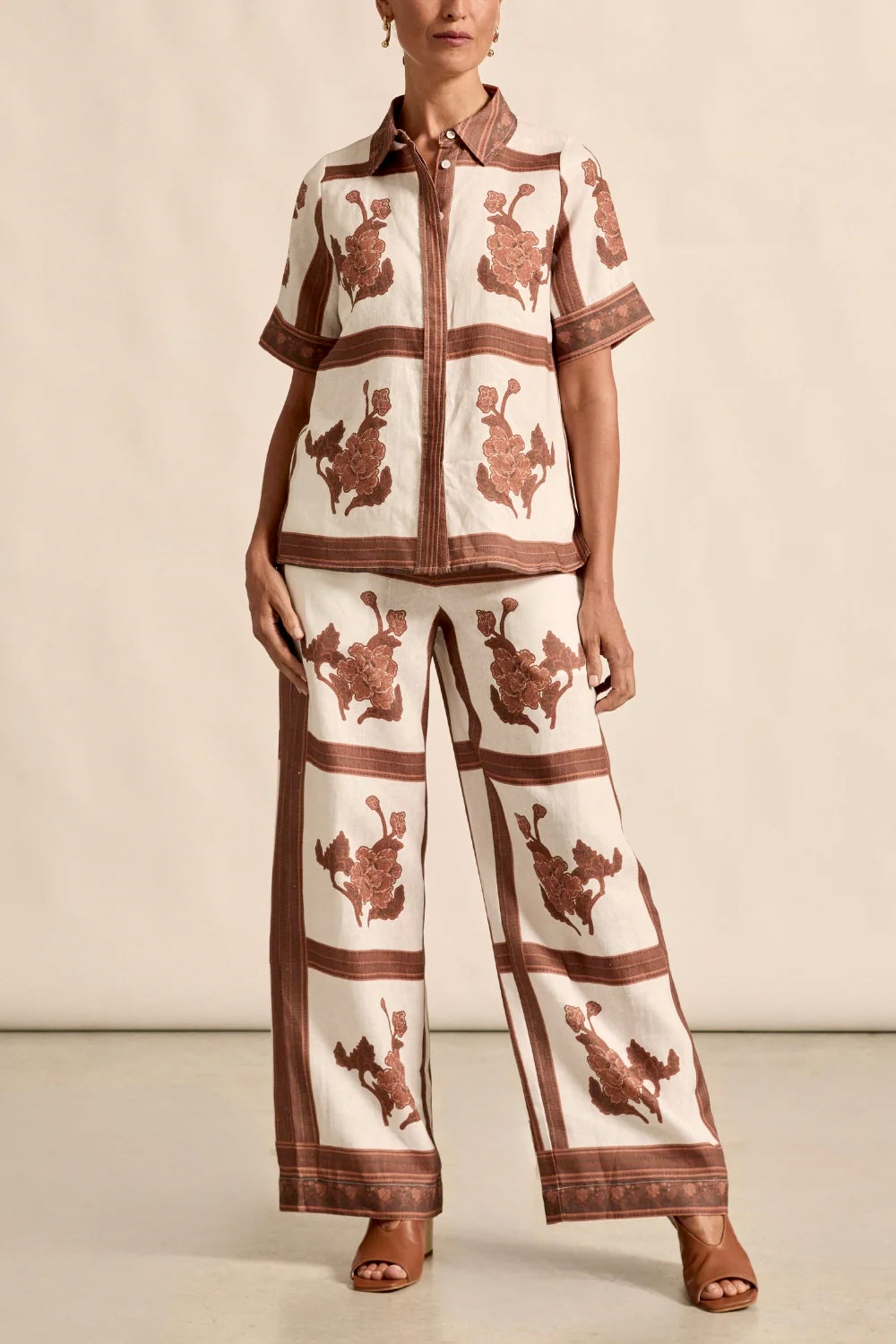 Gesture pant coffee collage