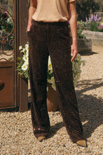 Load image into Gallery viewer, Liza Sequin Velvet Pant
