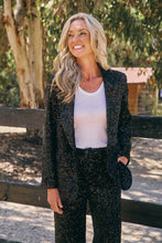 Load image into Gallery viewer, Liza Sequin Velvet Blazer
