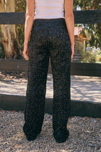 Load image into Gallery viewer, Liza Sequin Velvet Pant
