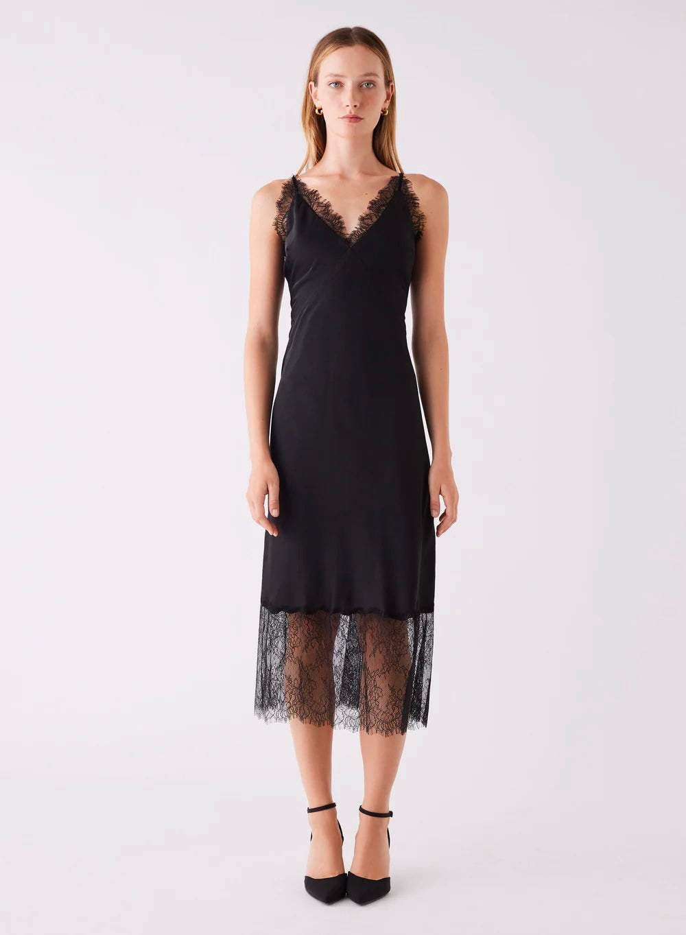 Night rhythm midi dress